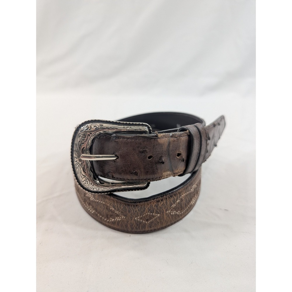 Cody James 1978&trade; Men's Exotic Full-Quill Ostrich Belt - Used Very Good 36"